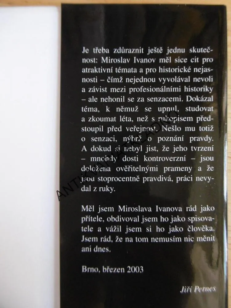 VRAŽDA VÁCLAVA, KNÍŽETE ČESKÉHO, MIROSLAV IVANOV