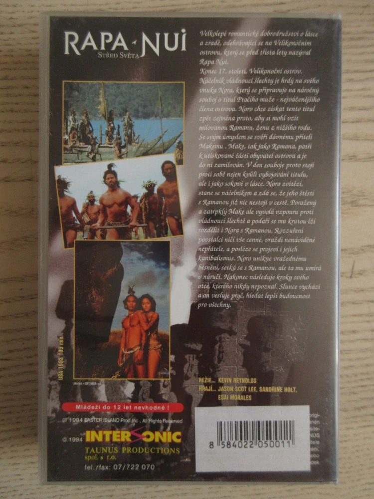 RAPA NUI - STŘED SVĚTA, J. S. LEE, S. HOLT, VHS VIDEOKAZETA