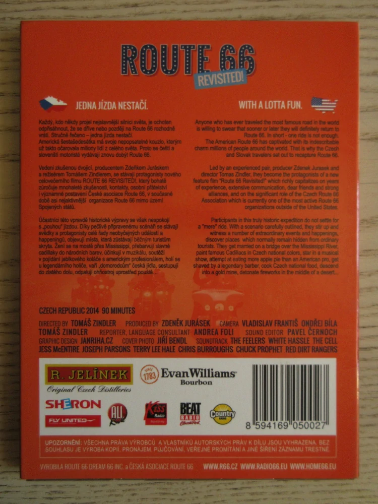ROUTE 66 REVISITED: JEDNA JÍZDA NESTAČÍ, DVD FILM ČR