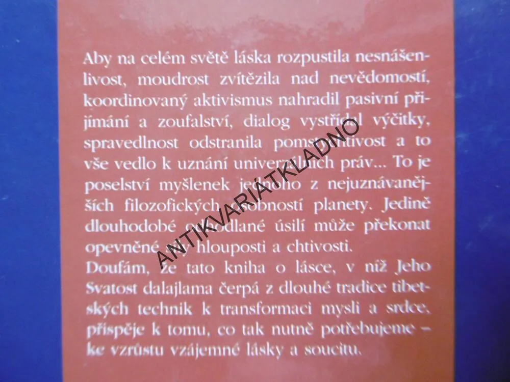 JAK ŠÍŘIT LÁSKU, JEHO SVÁTOST DALAJLAMA, 
