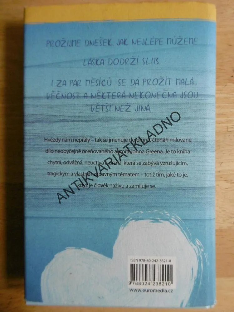 HVĚZDY NÁM NEPŘÁLY, JOHN GREEN, BESTSELLER, **an