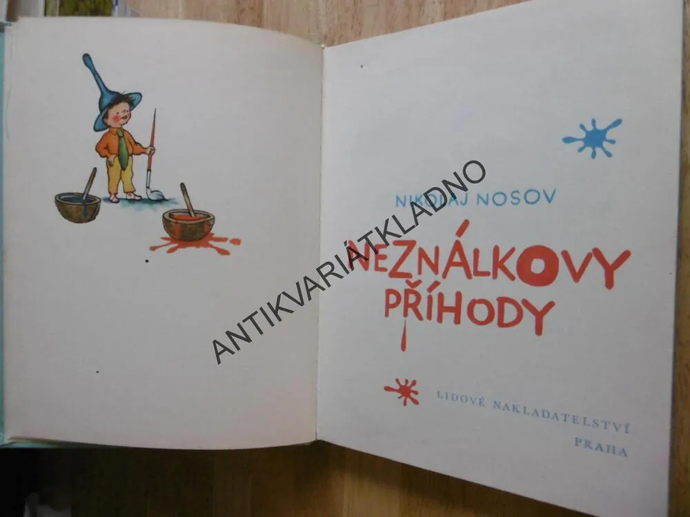 NEZNÁLKOVY PŘÍHODY, NIKOLAJ NOSOV, NEZNÁLEK, STAV A1!!!, **an