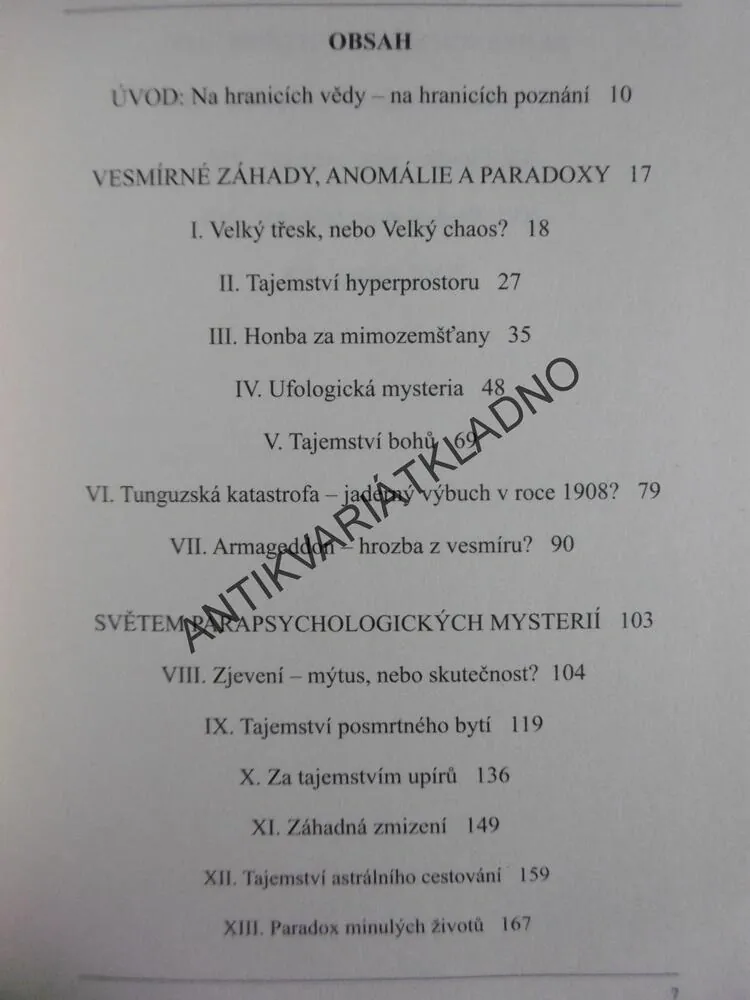 PO STOPÁCH NEVYSVĚTLITELNÝCH JEVŮ A SKUTEČNOSTÍ, VLADIMÍR LIŠKA, **an