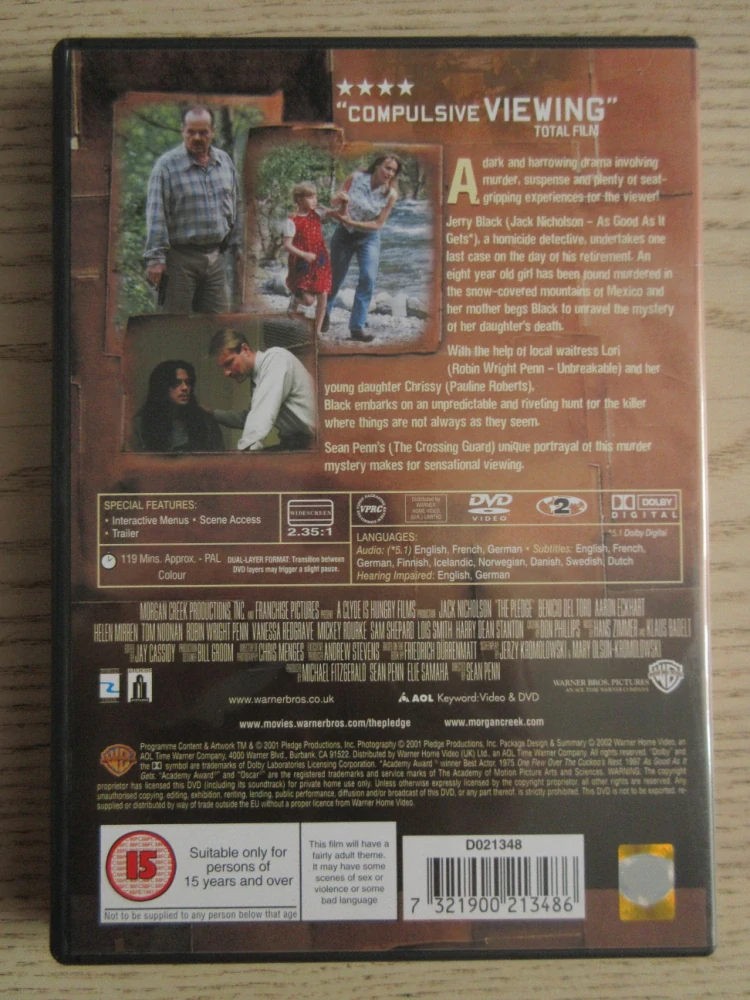 PŘÍSAHA, A. ECKHART, GB OBAL, ČESKÁ VERZE, DVD FILM