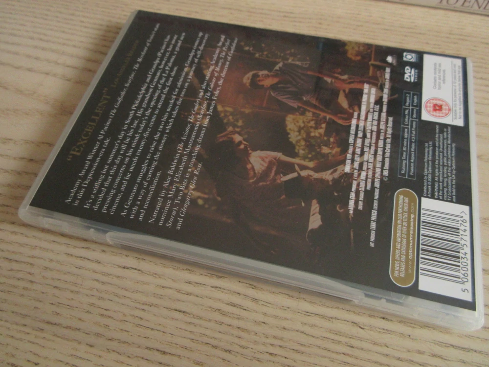 POSLEDNÍ ČTVRŤÁK, J. BARONE, GB OBAL, ČESKÁ VERZE, DVD FILM