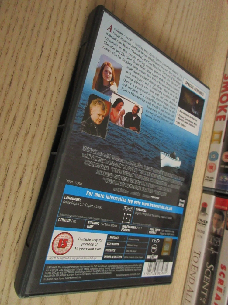OSTROVNÍ ZPRÁVY, K. SPACEY, C. BLANCHETT, GB OBAL, ČESKÁ VERZE, DVD FILM