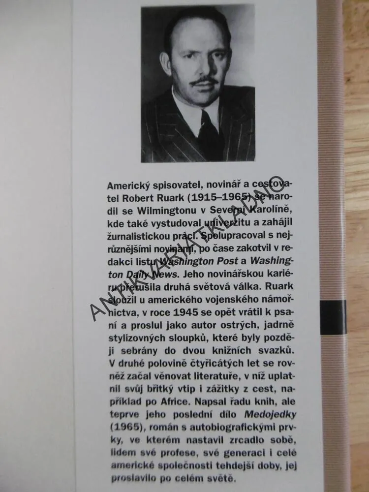 MEDOJEDKY, ROBERT RUARK, **an