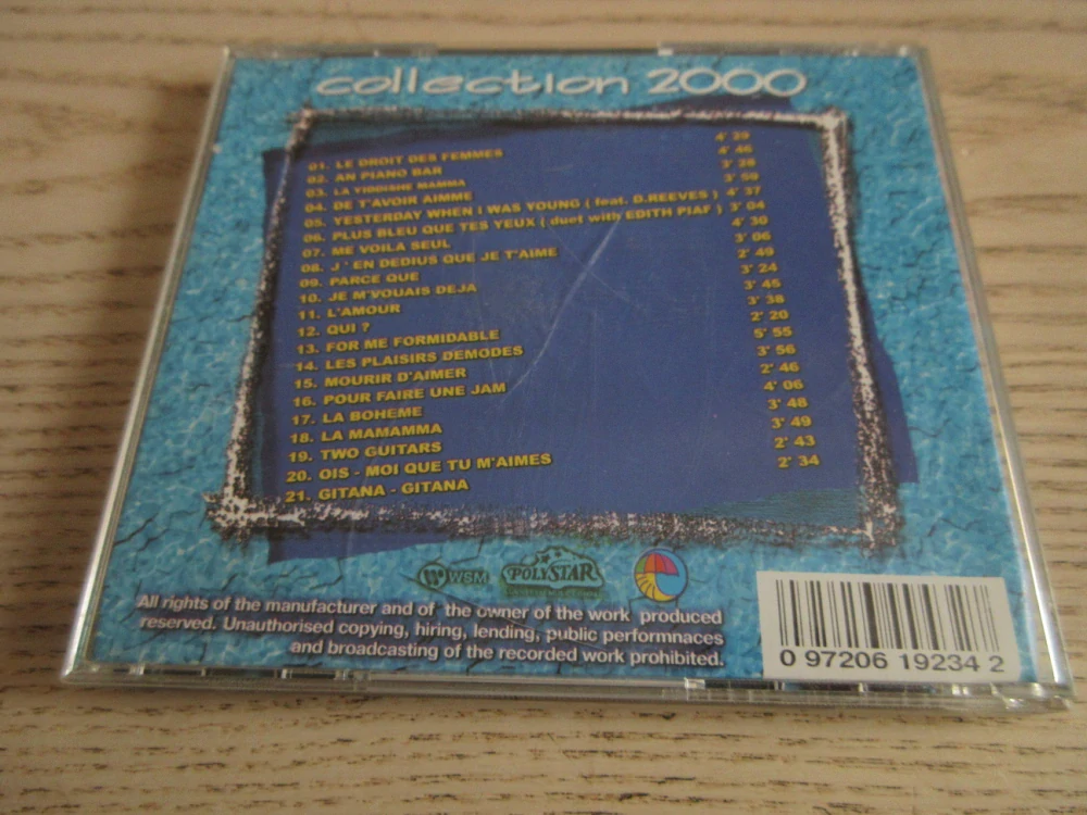 CHARLES AZNAVOUR, 2000 COLLECTION, CD HUDBA