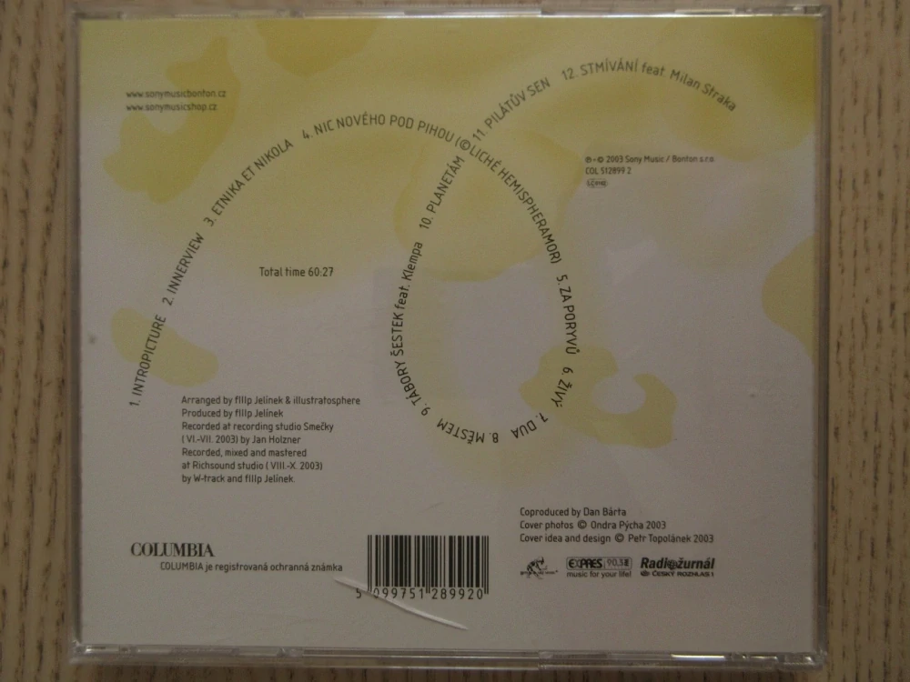 ENTROPICTURE, DAN BÁRTA, CD HUDBA