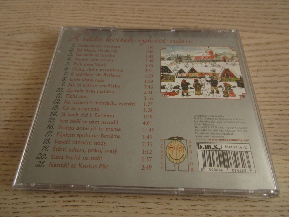 VÁNOČNÍ KOLEDY, Z RŮŽE KVÍTEK VYKVET NÁM, LADA, CD HUDBA