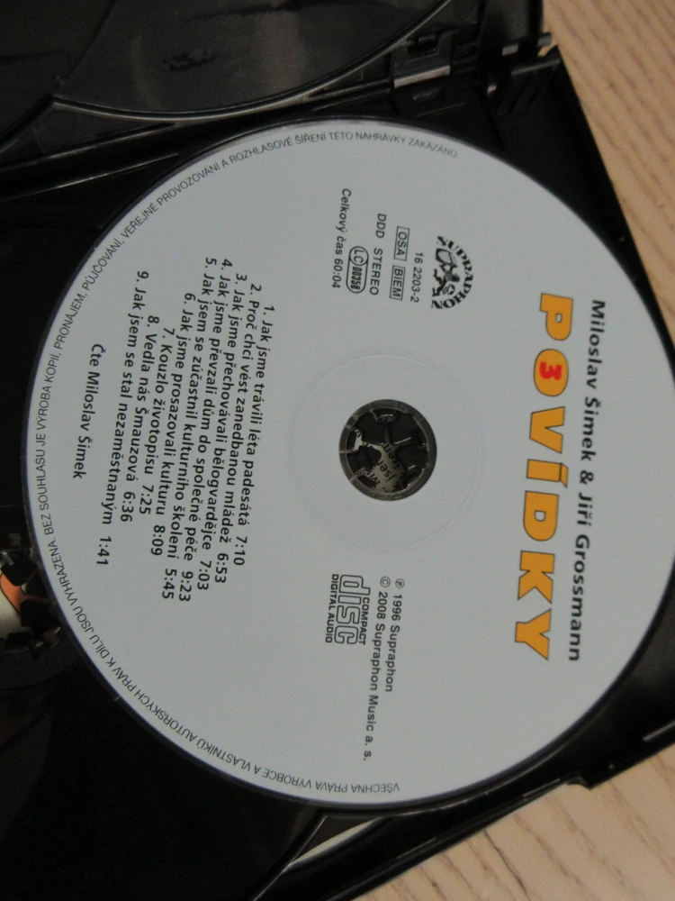 POVÍDKY 1-4, ŠIMEK A GROSSMANN, 4X CD