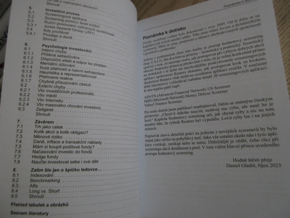 NAUČTE SE INVESTOVAT, DANIEL GLADIŠ, **an