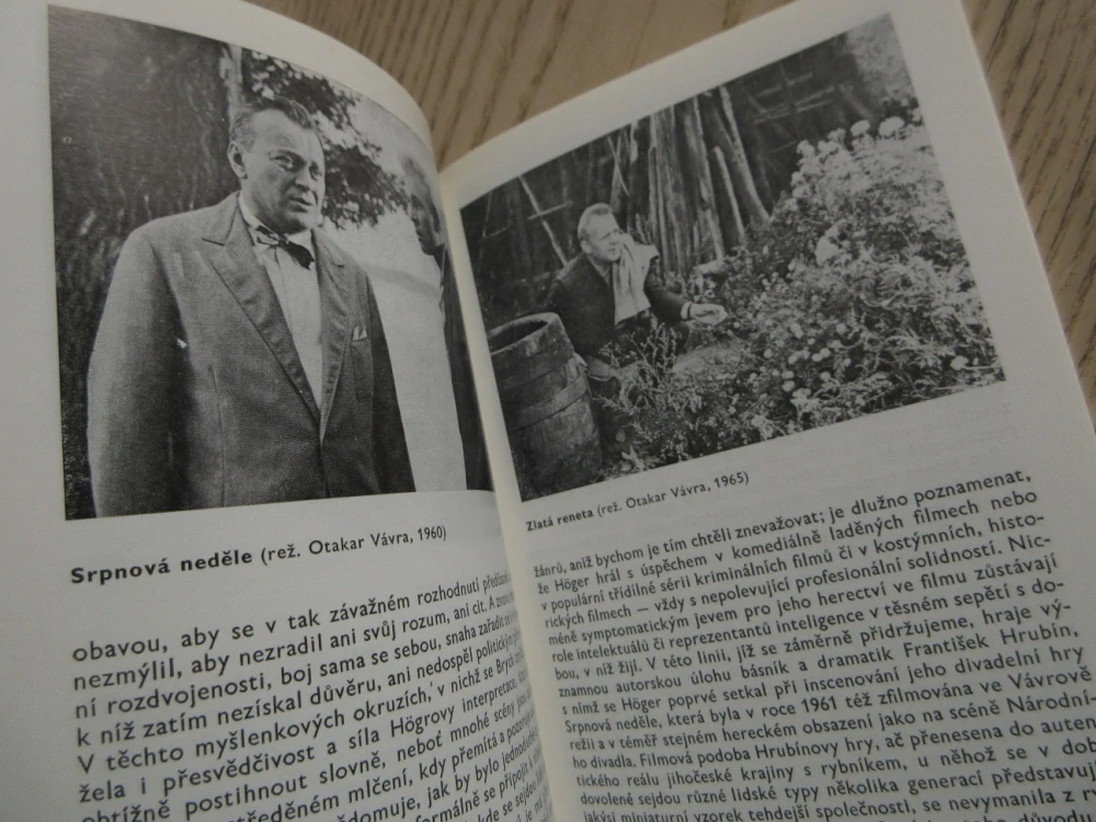 HÖGER KAREL, FILMOVÝ SEŠIT, **an