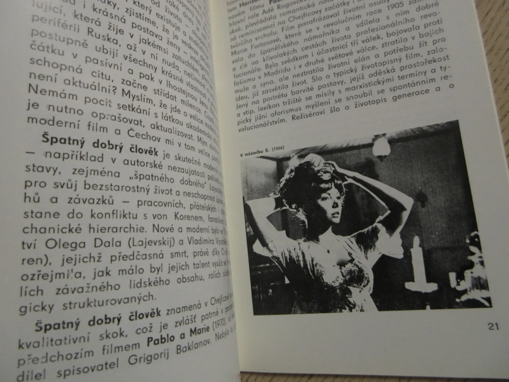 CHEJFIC IOSIF, FILMOVÝ SEŠIT, **an