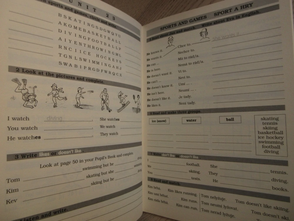 ANGLIČTINA PRO 4. ROČNÍK ZÁKLADNÍ ŠKOLY, MARIE ZAHÁLKOVÁ, **an