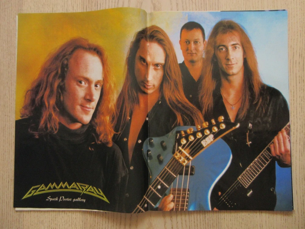 ROCKOVÝ MAGAZÍN SPARK, Č. 7/98, PLAKÁT GAMMA RAY, **an