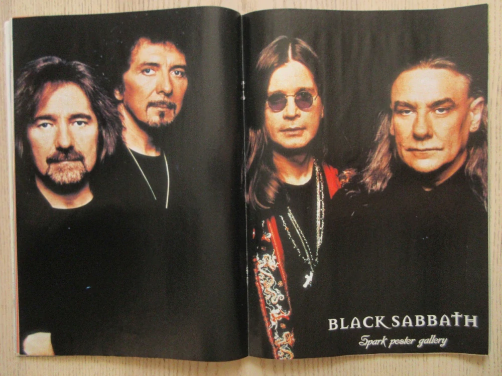 ROCKOVÝ MAGAZÍN SPARK, Č. 9/98, PLAKÁT FAITH NO MORE, BLACK SABBATH, **an