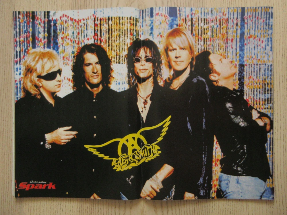 ROCKOVÝ MAGAZÍN SPARK, Č. 4/99, PLAKÁT AEROSMITH, ALANIS MORISSETTE, **an