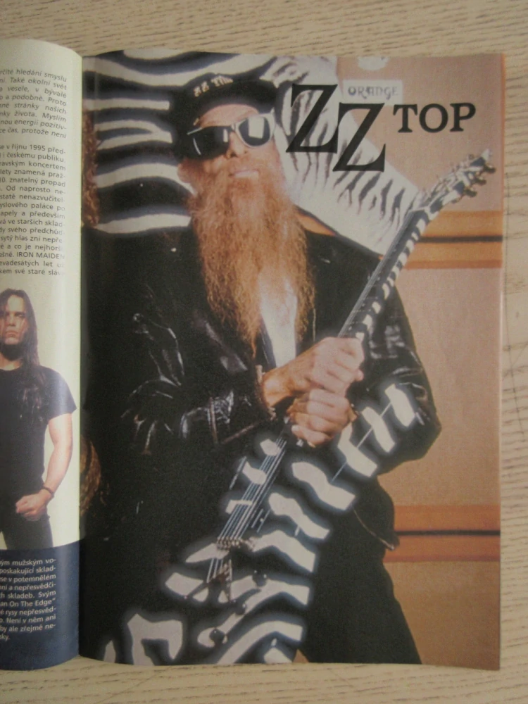 ROCKOVÝ MAGAZÍN SPARK, Č. 5/2000, PLAKÁT AC/DC, ZZ TOP, **an