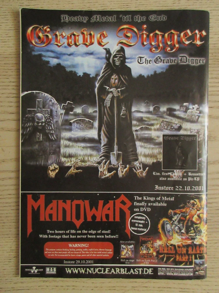 ROCKOVÝ MAGAZÍN SPARK, Č. 11/2001, PLAKÁT DREAM THEATER, **an