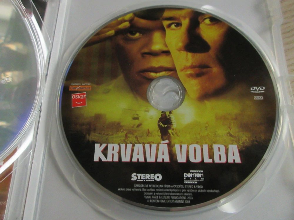 KRVAVÁ VOLBA, S. L. JACKSON, GB OBAL, ČESKÁ VERZE, 2X DVD FILM