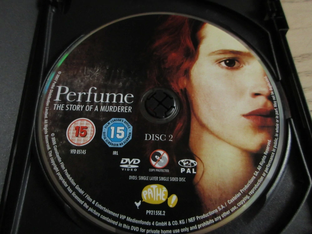 PARFÉM: PŘÍBĚH VRAHA, GB OBAL, ČESKÁ VERZE, 2X DVD FILM