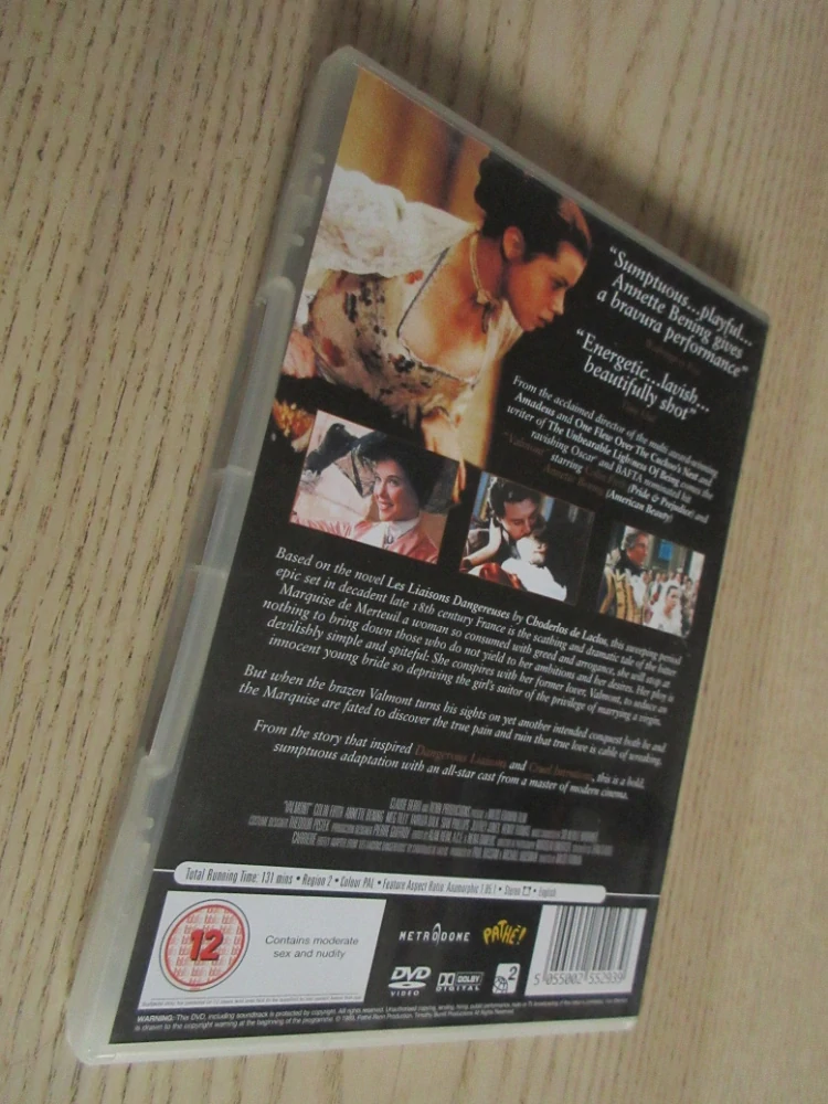 VALMONT, GB OBAL, ČESKÁ VERZE, DVD FILM