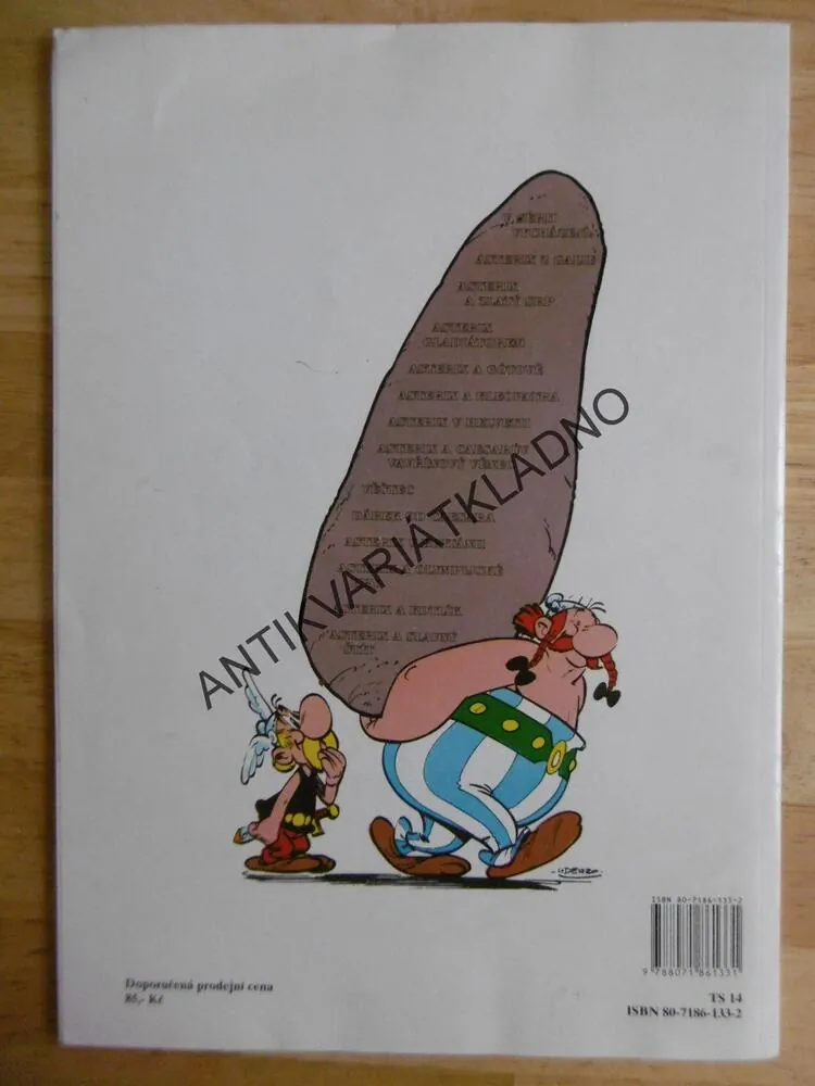 ASTERIX A SLAVNÝ ŠTÍT, KOMIKS, UDERZO, **an