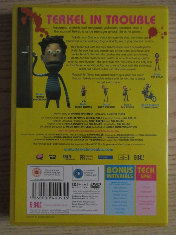 TERKEL MÁ PROBLÉM, GB OBAL, ČESKÁ VERZE, DVD FILM