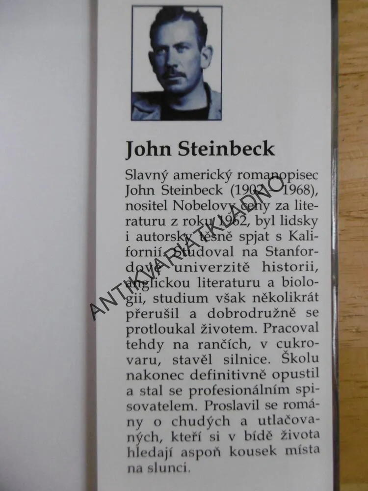 BYLA KDYSI VÁLKA, JOHN STEINBECK, **an