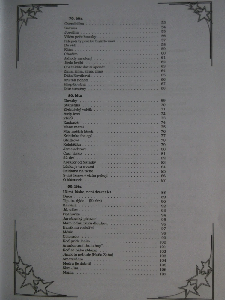 ČESKÉ A SLOVENSKÉ HITY 20. STOLETÍ, 2. DÍL, **an