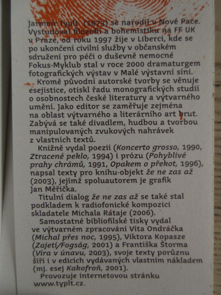 STISK, JAROMÍR TYPLT, **an