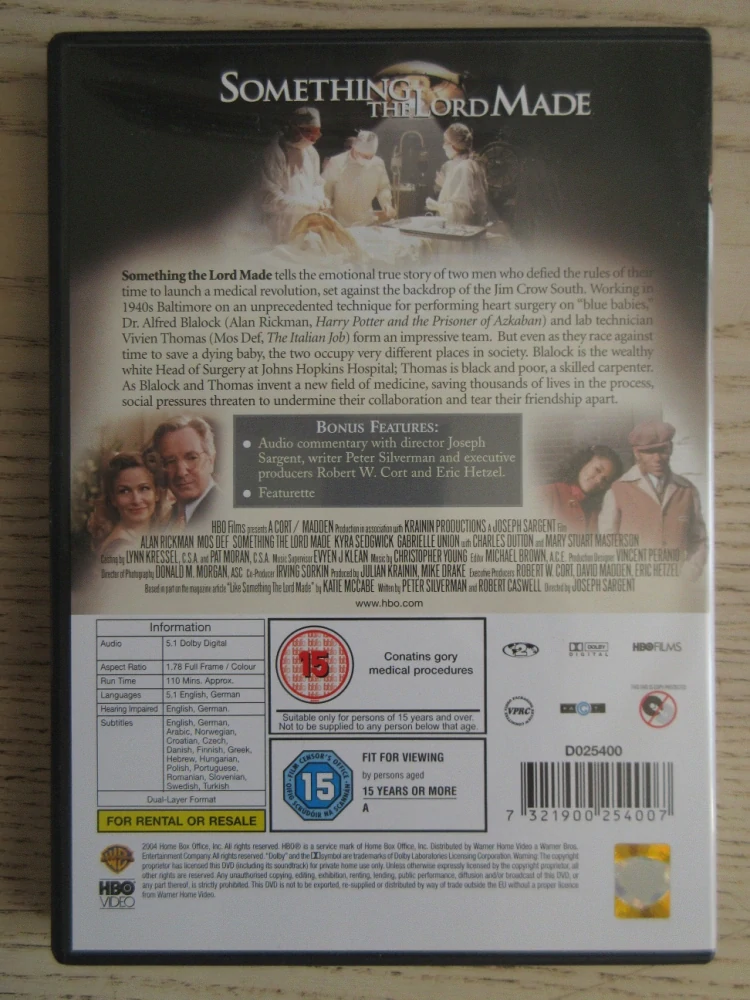 NĚCO, CO STVOŘIL BŮH, A. RICKMAN, M. DEF, DVD FILM