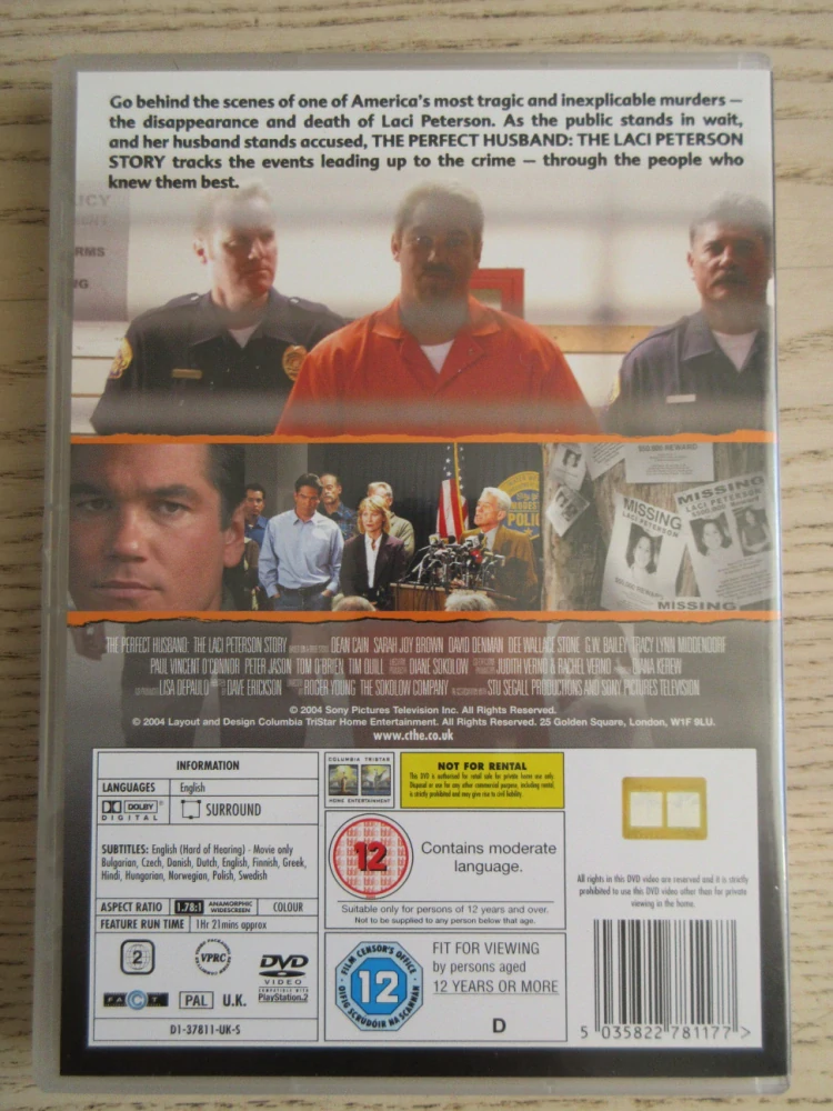 DOKONALÝ MANŽEL, D. CAIN, DVD FILM