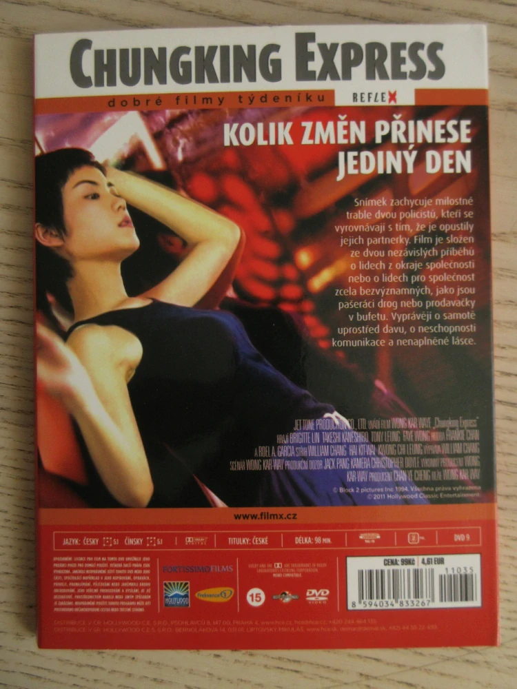 CHUNKING EXPRESS, B. LIN, T. KANESHIRO, DVD FILM