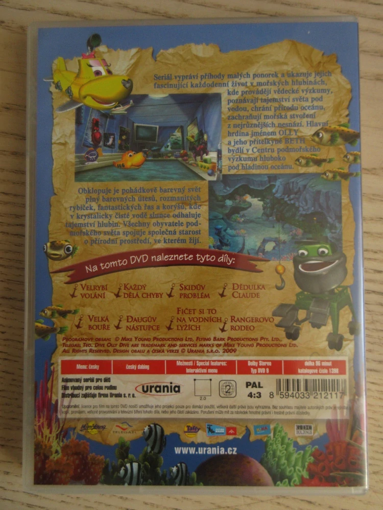 POTÁPĚJ SE OLLY!, DVD FILM 
