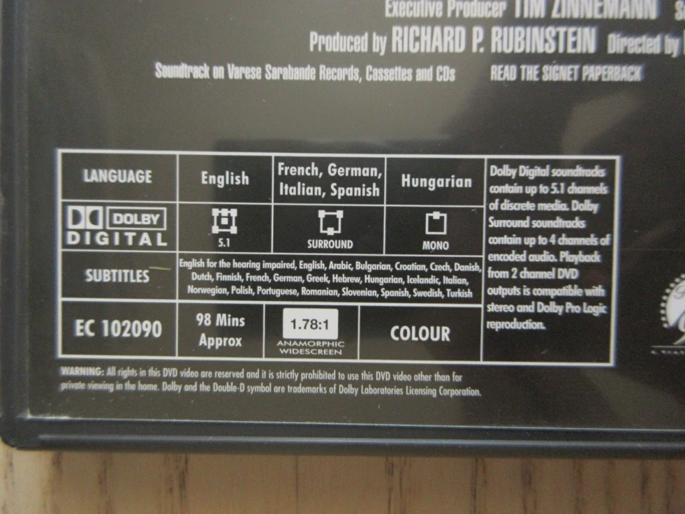 ŘBITOV DOMÁCÍCH ZVÍŘÁTEK, S. KING, F. GWYNNE, DVD FILM