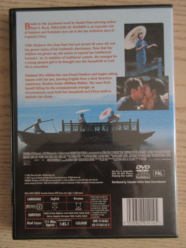 PAVILON ŽEN W. DAFOE, L. YAN, DVD FILM