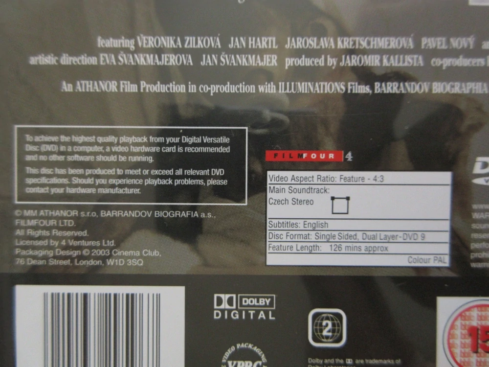 OTESÁNEK, V. ŽILKOVÁ, J. HARTL, DVD FILM ČR