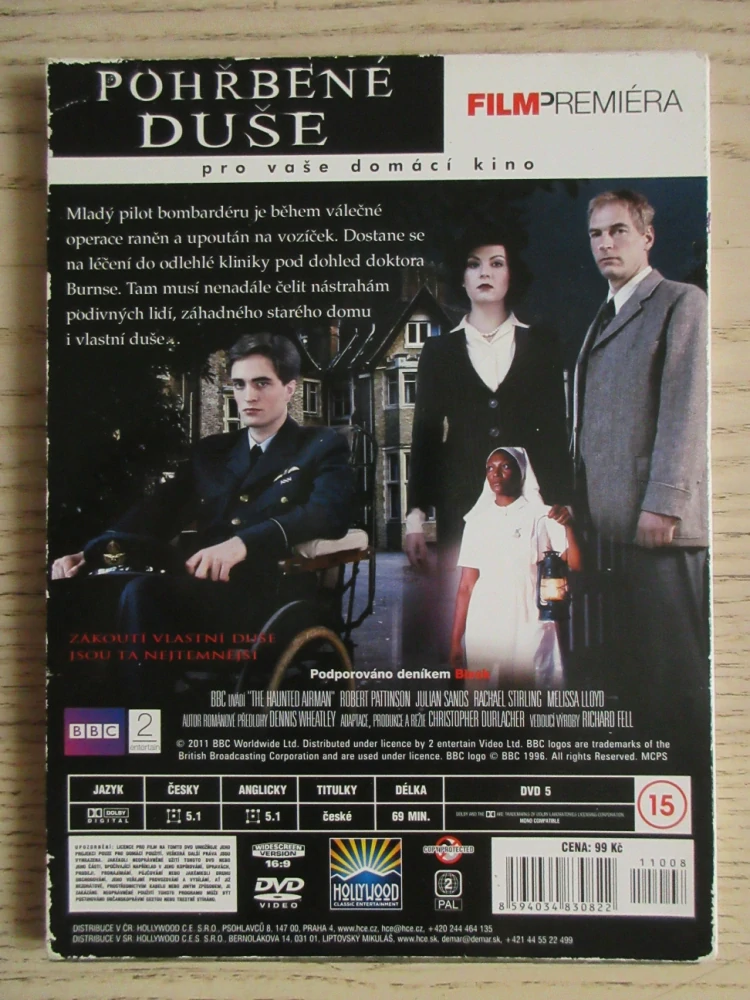 POHŘBENÉ DUŠE, R. PATTINSON, J. SANDS, R. STIRLING, DVD FILM