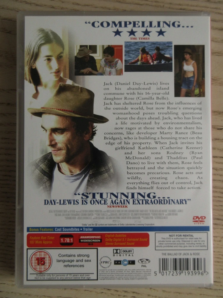 OSTROV SAMOTY, DAY-LEWIS, GB OBAL, ČESKÉ DVD FILM