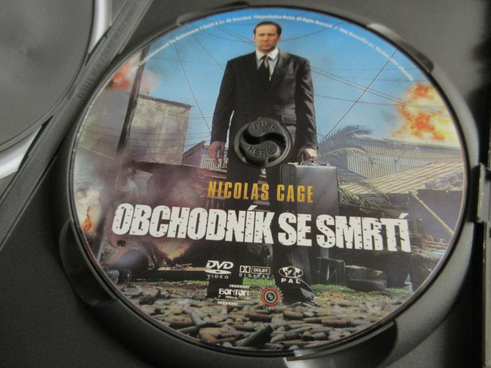 OBCHODNÍK SE SMRTÍ, CAGE, GB OBAL, 2X ČESKÉ DVD FILM