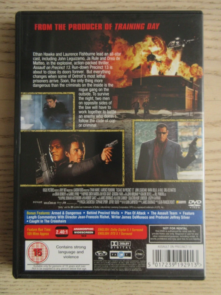 PŘEPADENÍ 13. OKRSKU, GB OBAL, ČESKÉ DVD FILM VČETNĚ BOOK