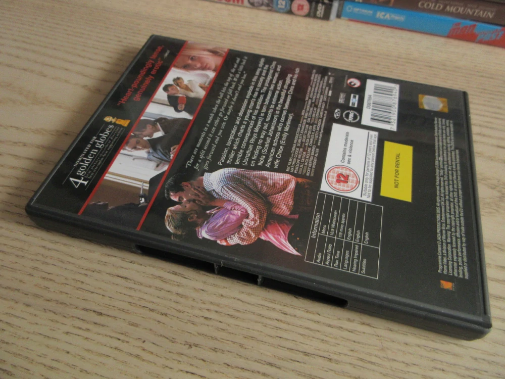 HRA OSUDU, JOHANSSON, GB OBAL, ČESKÉ DVD FILM
