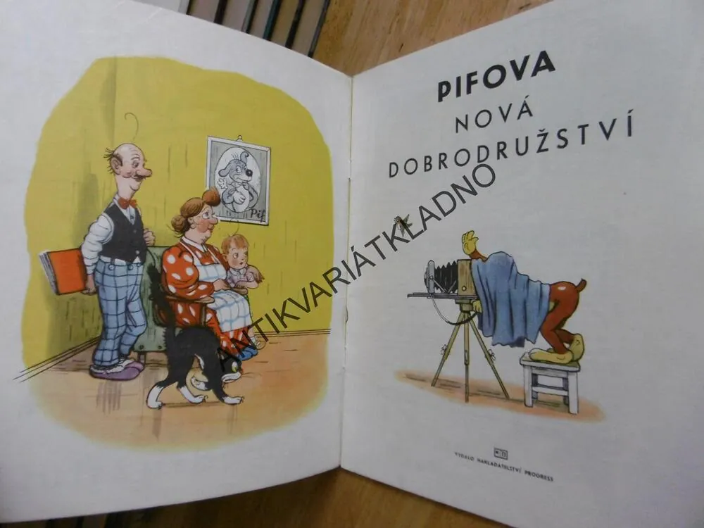 PIFOVA NOVÁ DOBRODRUŽSTVÍ, KOMIKS PIF