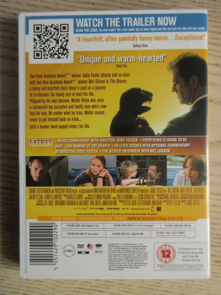 PAN BOBR, GIBSON, FOSTER, GB OBAL, ČESKÉ DVD FILM