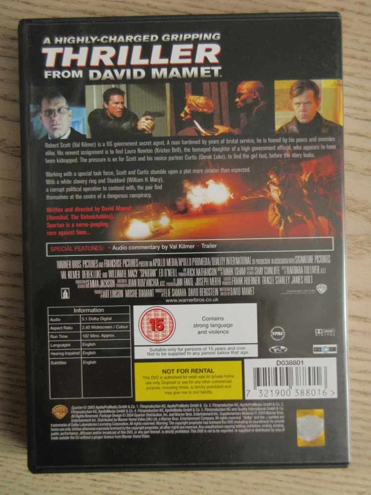 PRAVIDLA BOJE, KILMER, GB OBAL, ČESKÉ DVD FILM