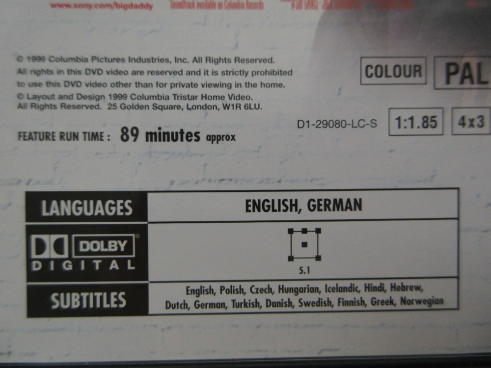 VELKÝ TÁTA, SANDLER, GB OBAL, ČESKÉ TITULKY, DVD FILM VČETNĚ BOOK