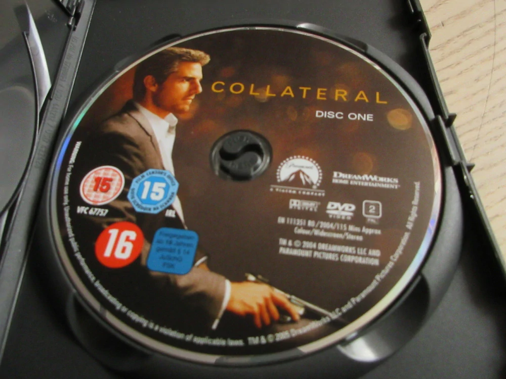COLLATERAL, CRUISE, FOXX, STATHAM, GB OBAL, ČESKÉ TITULKY, 2X DVD FILM