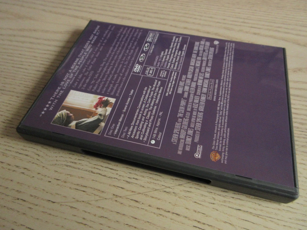 PURPUROVÁ BARVA, GOLDBERG, SPIELBERG, GB OBAL, ČESKÉ TITULKY 2X DVD FILM VČETNĚ BOOK